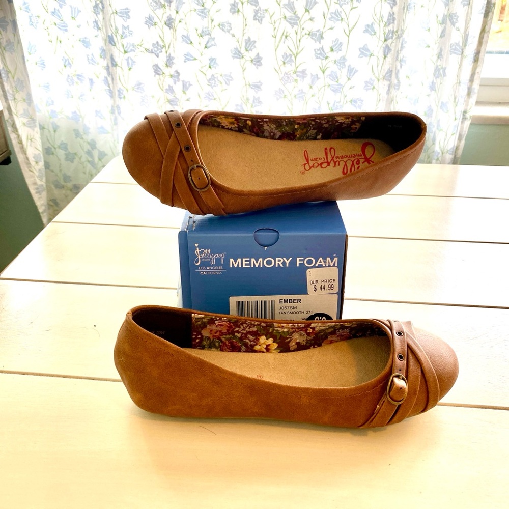 Jellypop Ember Brown Flats